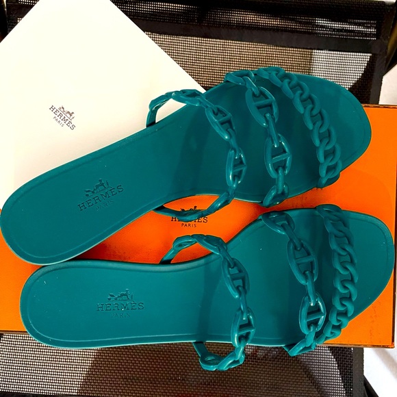 hermes jelly rivage sandals